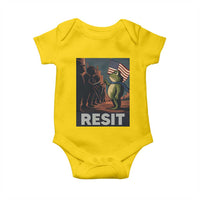 Resist Frog Baby Onesie Portland Frog Activist America Political 2025 - Wonder Print Shop