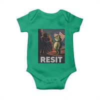 Resist Frog Baby Onesie Portland Frog Activist America Political 2025 - Wonder Print Shop