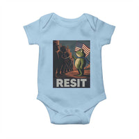 Resist Frog Baby Onesie Portland Frog Activist America Political 2025 - Wonder Print Shop
