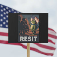 Resist Frog Protest Sign Portland Frog Activist America Political 2025 - Wonder Print Shop