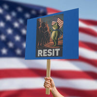 Resist Frog Protest Sign Portland Frog Activist America Political 2025 - Wonder Print Shop