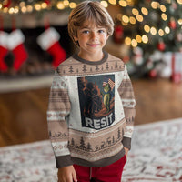 Resist Frog Ugly Christmas Sweater Portland Frog Activist America Political 2025 - Wonder Print Shop