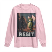 Resist Frog Long Sleeve Shirt Portland Frog Activist America Political 2025 - Wonder Print Shop