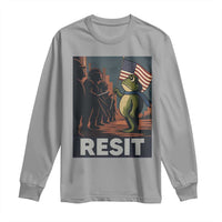 Resist Frog Long Sleeve Shirt Portland Frog Activist America Political 2025 - Wonder Print Shop