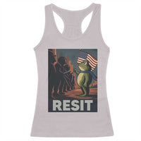 Resist Frog Racerback Tank Top Portland Frog Activist America Political 2025 - Wonder Print Shop