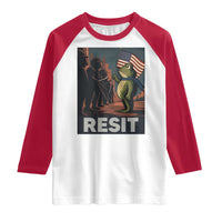 Resist Frog Raglan Shirt Portland Frog Activist America Political 2025 - Wonder Print Shop