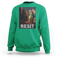 Resist Frog Sweatshirt Portland Frog Activist America Political 2025 - Wonder Print Shop