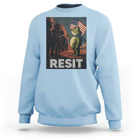 Resist Frog Sweatshirt Portland Frog Activist America Political 2025 - Wonder Print Shop