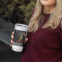 Resist Frog Tumbler Cup Portland Frog Activist America Political 2025 - Wonder Print Shop