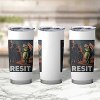 Resist Frog Tumbler Cup Portland Frog Activist America Political 2025 - Wonder Print Shop