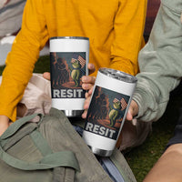 Resist Frog Tumbler Cup Portland Frog Activist America Political 2025 - Wonder Print Shop