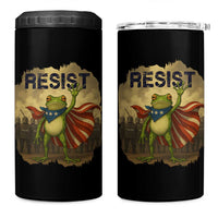 Resist Frog Christian Christmas 4 in 1 Can Cooler Tumbler Funny Polittical 2025 Meme - Wonder Print Shop
