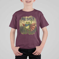 Resist Frog Christian Christmas T Shirt For Kid Funny Polittical 2025 Meme - Wonder Print Shop