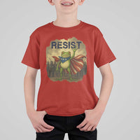 Resist Frog Christian Christmas T Shirt For Kid Funny Polittical 2025 Meme - Wonder Print Shop