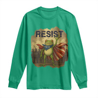 Resist Frog Christian Christmas Long Sleeve Shirt Funny Polittical 2025 Meme - Wonder Print Shop