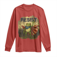Resist Frog Christian Christmas Long Sleeve Shirt Funny Polittical 2025 Meme - Wonder Print Shop