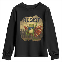 Resist Frog Christian Christmas Youth Sweatshirt Funny Polittical 2025 Meme - Wonder Print Shop