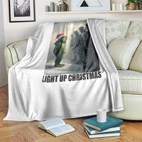 Frogs Resist Christmas Throw Blanket Funny Portland Protest ICE Activist Meme - Wonder Print Shop