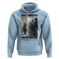 Frogs Resist Christmas Hoodie Funny Portland Protest ICE Activist Meme - Wonder Print Shop