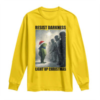 Frogs Resist Christmas Long Sleeve Shirt Funny Portland Protest ICE Activist Meme - Wonder Print Shop