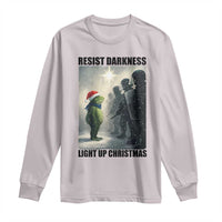 Frogs Resist Christmas Long Sleeve Shirt Funny Portland Protest ICE Activist Meme - Wonder Print Shop