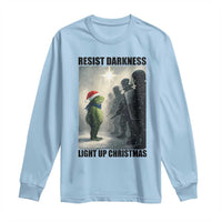 Frogs Resist Christmas Long Sleeve Shirt Funny Portland Protest ICE Activist Meme - Wonder Print Shop