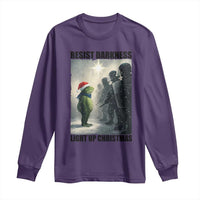 Frogs Resist Christmas Long Sleeve Shirt Funny Portland Protest ICE Activist Meme - Wonder Print Shop