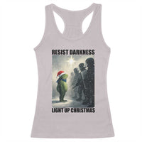 Frogs Resist Christmas Racerback Tank Top Funny Portland Protest ICE Activist Meme - Wonder Print Shop