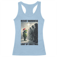 Frogs Resist Christmas Racerback Tank Top Funny Portland Protest ICE Activist Meme - Wonder Print Shop