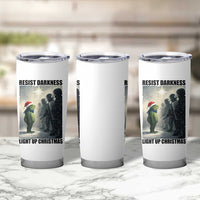 Frogs Resist Christmas Tumbler Cup Funny Portland Protest ICE Activist Meme - Wonder Print Shop