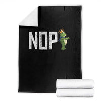 Frogs Resist Throw Blanket No Kings In America Political 2025 - Wonder Print Shop