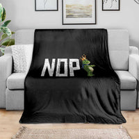 Frogs Resist Throw Blanket No Kings In America Political 2025 - Wonder Print Shop