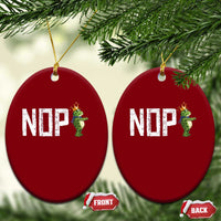 Frogs Resist Ceramic Ornament No Kings In America Political 2025 - Wonder Print Shop