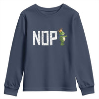 Frogs Resist Youth Sweatshirt No Kings In America Political 2025 - Wonder Print Shop