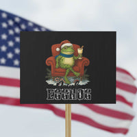 Frogs Resist Christmas Protest Sign Portland Frog Activist America Political 2025 - Wonder Print Shop