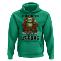 Frogs Resist Christmas Hoodie Portland Frog Activist America Political 2025 - Wonder Print Shop