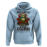 Frogs Resist Christmas Hoodie Portland Frog Activist America Political 2025 - Wonder Print Shop
