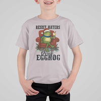 Frogs Resist Christmas T Shirt For Kid Portland Frog Activist America Political 2025 - Wonder Print Shop
