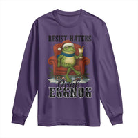 Frogs Resist Christmas Long Sleeve Shirt Portland Frog Activist America Political 2025 - Wonder Print Shop