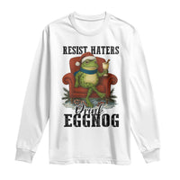 Frogs Resist Christmas Long Sleeve Shirt Portland Frog Activist America Political 2025 - Wonder Print Shop