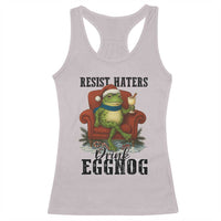 Frogs Resist Christmas Racerback Tank Top Portland Frog Activist America Political 2025 - Wonder Print Shop