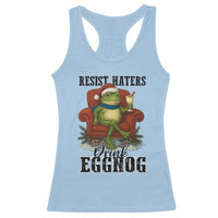 Frogs Resist Christmas Racerback Tank Top Portland Frog Activist America Political 2025 - Wonder Print Shop