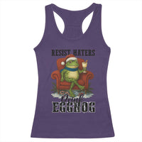 Frogs Resist Christmas Racerback Tank Top Portland Frog Activist America Political 2025 - Wonder Print Shop