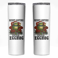 Frogs Resist Christmas Skinny Tumbler Portland Frog Activist America Political 2025 - Wonder Print Shop