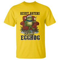 Frogs Resist Christmas T Shirt Portland Frog Activist America Political 2025 - Wonder Print Shop
