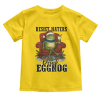 Frogs Resist Christmas Toddler T Shirt Portland Frog Activist America Political 2025 - Wonder Print Shop
