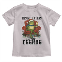 Frogs Resist Christmas Toddler T Shirt Portland Frog Activist America Political 2025 - Wonder Print Shop