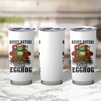 Frogs Resist Christmas Tumbler Cup Portland Frog Activist America Political 2025 - Wonder Print Shop