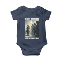 Resist Frog Christmas Baby Onesie Funny Portland Protest ICE Activist Meme - Wonder Print Shop