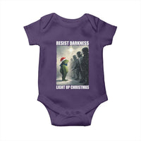 Resist Frog Christmas Baby Onesie Funny Portland Protest ICE Activist Meme - Wonder Print Shop
